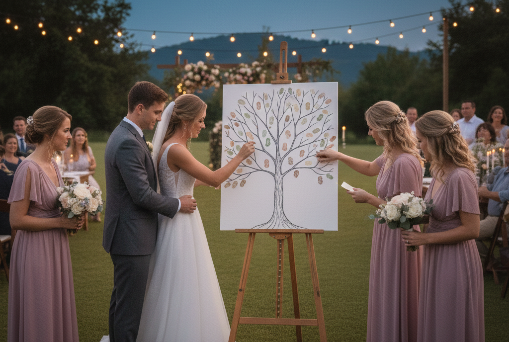 Fingerabdrücke auf Leinwand - wunderbare Hochzeitsrituale jetzt entdecken!